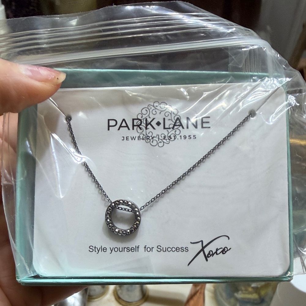 Park Lane Silver Circle Pendant Necklace
